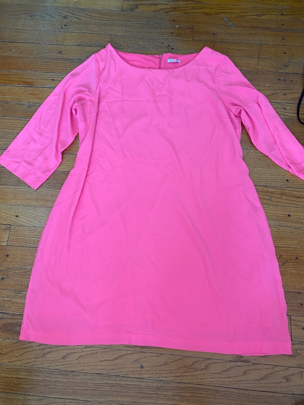 Old Navy Bright Pink 3/4 sleeve Dress